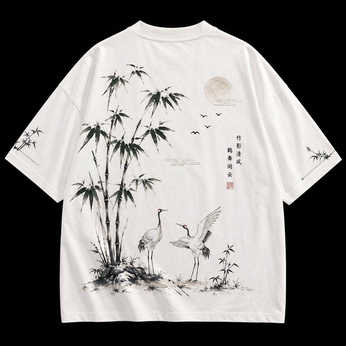 White Japanes art